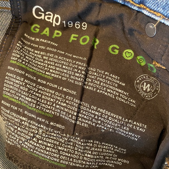GAP 1969 High Rise Slim Straight Distressed Jeans - Women’s Size 30 - Picture 3 of 7